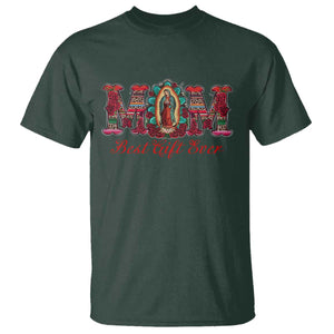 Our Lady of Guadalupe T Shirt Virgin Mary Christian TS14 Dark Forest Green Print Your Wear