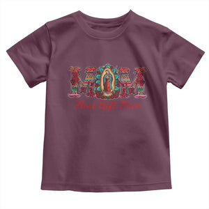 Our Lady of Guadalupe Toddler T Shirt Virgin Mary Christian TS14 Maroon Print Your Wear