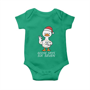 67 Six Seven Silly Goose Christmas Meme Baby Onesie TS14 Irish Green Print Your Wear