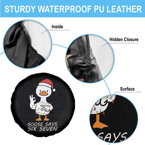 67 Six Seven Silly Goose Christmas Meme Spare Tire Cover TS14 Print Your Wear