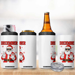 December 25 4 in 1 Can Cooler Tumbler Funny Santa Says Christmas TS14 Print Your Wear