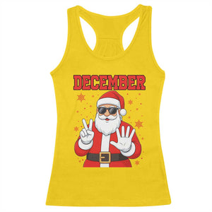 December 25 Racerback Tank Top Funny Santa Says Christmas TS14 Daisy Print Your Wear