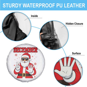 December 25 Spare Tire Cover Funny Santa Says Christmas TS14 Print Your Wear