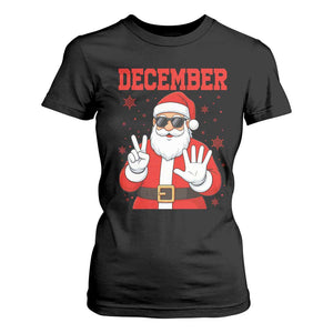 December 25 T Shirt For Women Funny Santa Says Christmas TS14 Black Print Your Wear