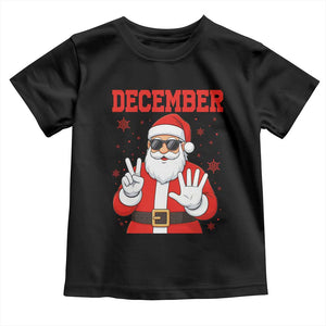 December 25 Toddler T Shirt Funny Santa Says Christmas TS14 Black Print Your Wear