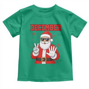 December 25 Toddler T Shirt Funny Santa Says Christmas TS14 Irish Green Print Your Wear