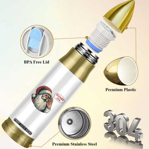 Funny Santa Christmas December 25 Bullet Tumbler TS14 Print Your Wear