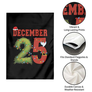 Christmas December 25 Garden Flag Family Holiday Xmas TS14 Print Your Wear