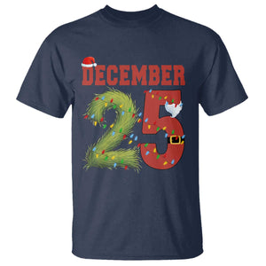 Christmas December 25 T Shirt Family Holiday Xmas TS14 Navy Print Your Wear