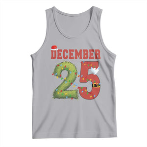 Christmas December 25 Tank Top Family Holiday Xmas TS14 Athletic Heather Print Your Wear