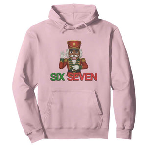 67 Six Seven Black Nutcracker Christmas Meme Hoodie TS14 Light Pink Print Your Wear