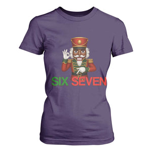 67 Six Seven Black Nutcracker Christmas Meme T Shirt For Women TS14 Purple Print Your Wear