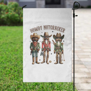 Nutcracker Cowboy Christmas Western Country Howdy Garden Flag TS14 Print Your Wear