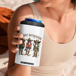 Nutcracker Cowboy Christmas Western Country Howdy 4 in 1 Can Cooler Tumbler TS14 Print Your Wear