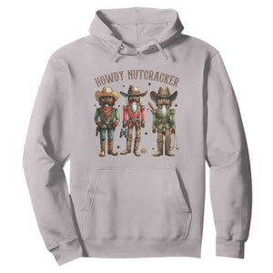 Nutcracker Cowboy Christmas Western Country Howdy Hoodie TS14 Ice Gray Print Your Wear