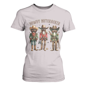Nutcracker Cowboy Christmas Western Country Howdy T Shirt For Women TS14 Ice Gray Print Your Wear