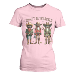 Nutcracker Cowboy Christmas Western Country Howdy T Shirt For Women TS14 Light Pink Print Your Wear