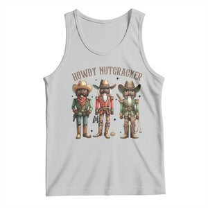 Nutcracker Cowboy Christmas Western Country Howdy Tank Top TS14 Ash Print Your Wear