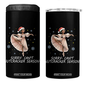 Black Nutcracker Ballet Christmas 4 in 1 Can Cooler Tumbler TS14 One Size: 16 oz Black Print Your Wear