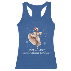 Black Nutcracker Ballet Christmas Racerback Tank Top - Print Your Wear