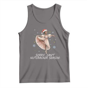 Black Nutcracker Ballet Christmas Tank Top - Print Your Wear