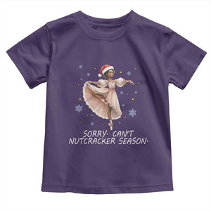 Black Nutcracker Ballet Christmas Toddler T Shirt TS14 Purple Print Your Wear