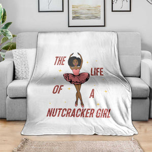 Black Nutcracker Throw Blanket The Life Of A Ballet Girl TS14 Print Your Wear