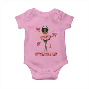 Black Nutcracker Baby Onesie The Life Of A Ballet Girl TS14 Light Pink Print Your Wear