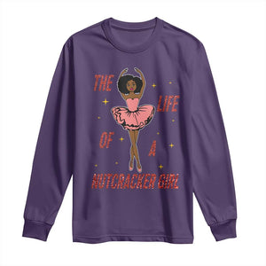 Black Nutcracker Long Sleeve Shirt The Life Of A Ballet Girl TS14 Purple Print Your Wear