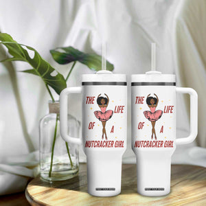 Black Nutcracker Tumbler With Handle The Life Of A Ballet Girl TS14 Print Your Wear