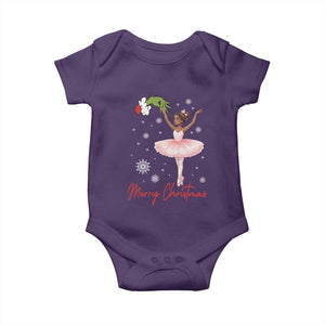 Black Nutcracker Ballet Baby Onesie Merry Christmas TS14 Purple Print Your Wear