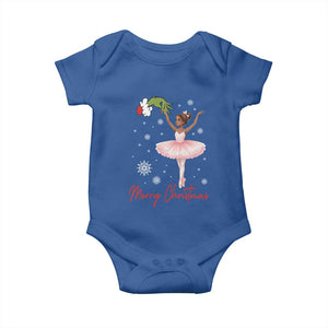 Black Nutcracker Ballet Baby Onesie Merry Christmas TS14 Royal Blue Print Your Wear