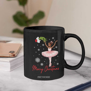 Black Nutcracker Ballet Coffee Mug Merry Christmas TS14 Print Your Wear