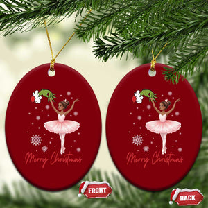 Black Nutcracker Ballet Ceramic Ornament Merry Christmas TS14 Print Your Wear