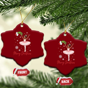 Black Nutcracker Ballet Ceramic Ornament Merry Christmas TS14 Print Your Wear