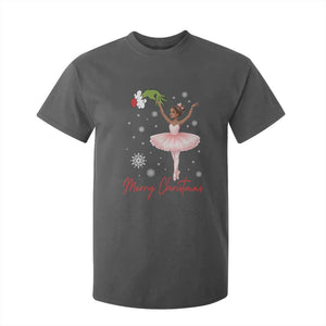 Black Nutcracker Ballet T Shirt For Kid Merry Christmas TS14 Dark Heather Print Your Wear
