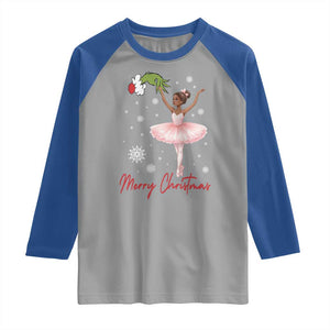 Black Nutcracker Ballet Raglan Shirt Merry Christmas TS14 Sport Gray Royal Print Your Wear