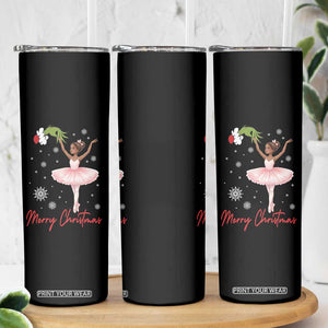 Black Nutcracker Ballet Skinny Tumbler Merry Christmas TS14 Print Your Wear