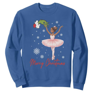 Black Nutcracker Ballet Sweatshirt Merry Christmas TS14 Royal Blue Print Your Wear