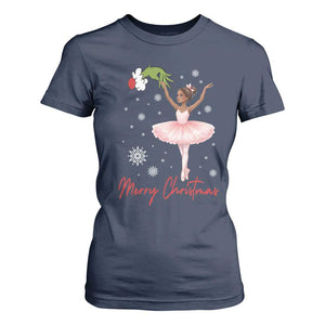 Black Nutcracker Ballet T Shirt For Women Merry Christmas TS14 Navy Print Your Wear