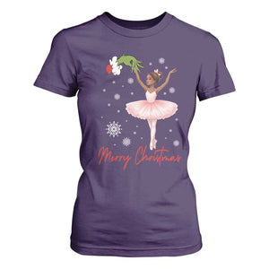 Black Nutcracker Ballet T Shirt For Women Merry Christmas - Print Your Wear