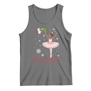 Black Nutcracker Ballet Tank Top Merry Christmas - Print Your Wear
