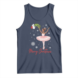 Black Nutcracker Ballet Tank Top Merry Christmas - Print Your Wear