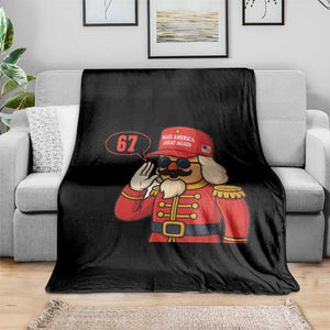 67 Six Seven Christmas Meme Throw Blanket Funny Nutcracker Make Xmas Great Again TS14 Print Your Wear