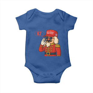 67 Six Seven Christmas Meme Baby Onesie Funny Nutcracker Make Xmas Great Again TS14 Royal Blue Print Your Wear