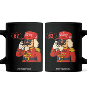 67 Six Seven Christmas Meme Coffee Mug Funny Nutcracker Make Xmas Great Again TS14 Black Print Your Wear