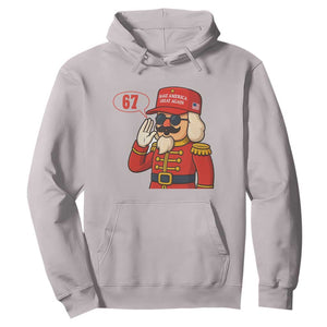 67 Six Seven Christmas Meme Hoodie Funny Nutcracker Make Xmas Great Again TS14 Ice Gray Print Your Wear