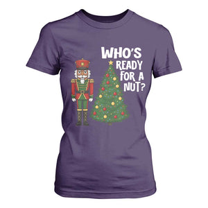 Black Nutcracker Christmas T Shirt For Women Who Is Ready For A Nut TS14 Purple Print Your Wear