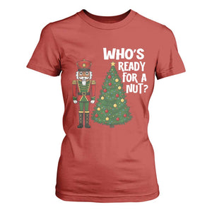 Black Nutcracker Christmas T Shirt For Women Who Is Ready For A Nut TS14 Red Print Your Wear