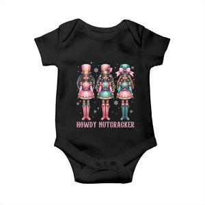 Howdy Nutcracker Cowgirl Christmas Western Country Baby Onesie TS14 Black Print Your Wear